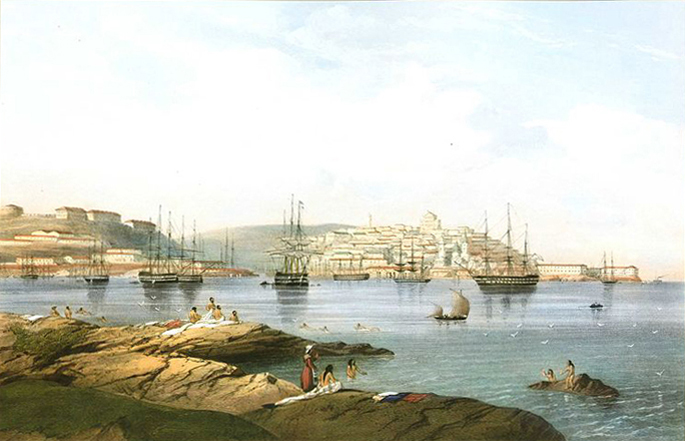 Vista dai bastioni di Sebastopoli, Crimea