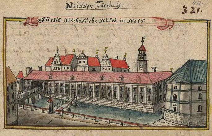 Carlo Rossi, Bischofspalast in Nysa / Neisse, ca. 1660-1670