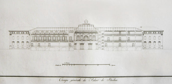Luigi Rusca, Entwurf für den Konstantin-Palast