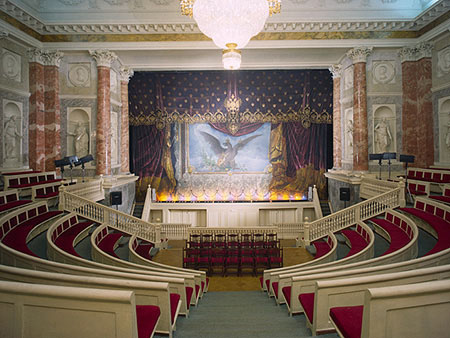 Eremitage-Theater, Interieur von Giacomo Quarenghi 1783-1787