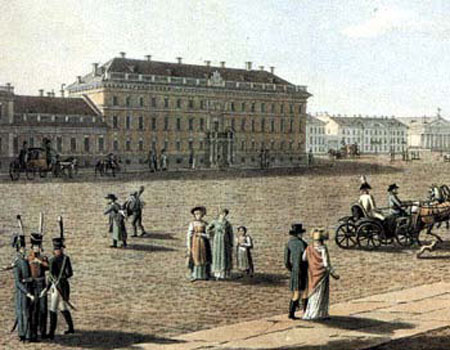Haus der Familie Mjatlew, Innenausbau durch Luigi Rusca, 1790-1795