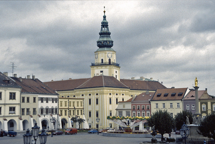 Kroměříž, Marktplatz und Schloß