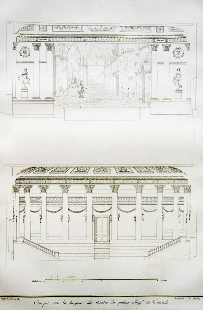 Entwurf für ein Theater im Taurischen Palais, 1801-1803