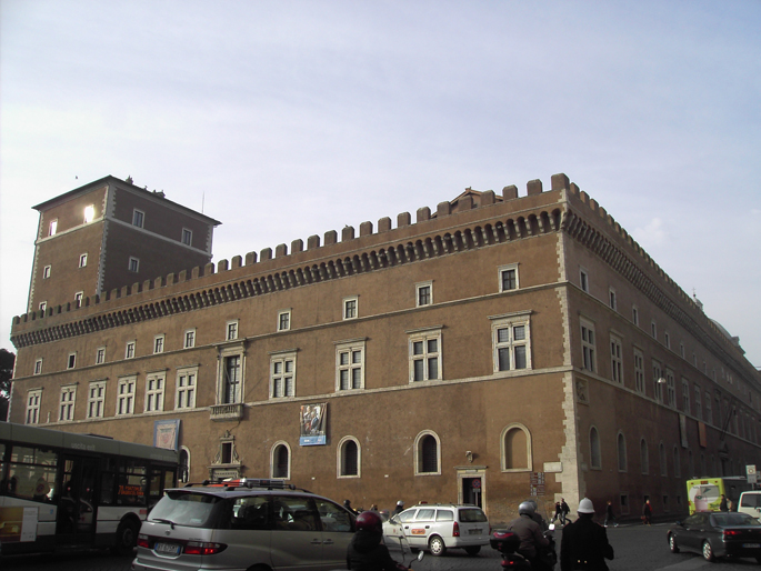 Roma, Palazzo Venezia, costruito tra 1455-1467