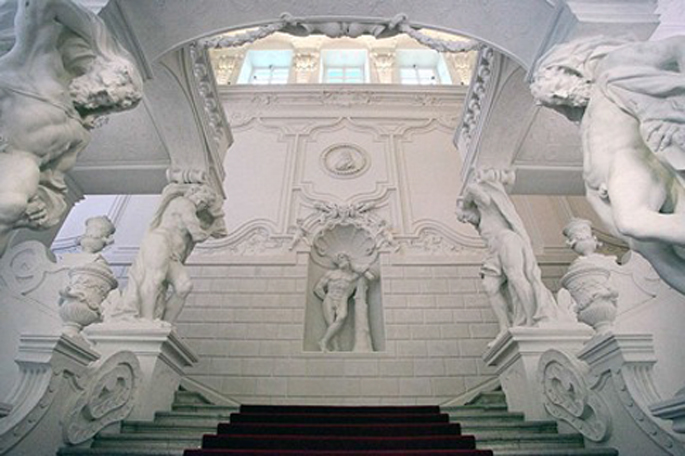Scalone del palazzo d'inverno del principe Eugenio a Vienna