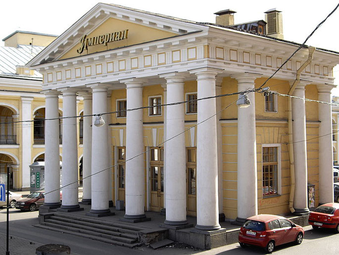 Rusca-Porticus in St. Petersburg, 1805-1806