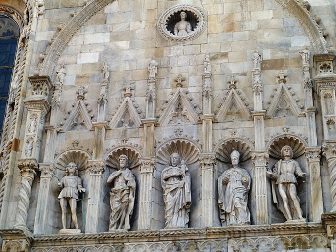 Bernardino Rodari, statue sul portale principale del Duomo di Como: S. Proto,