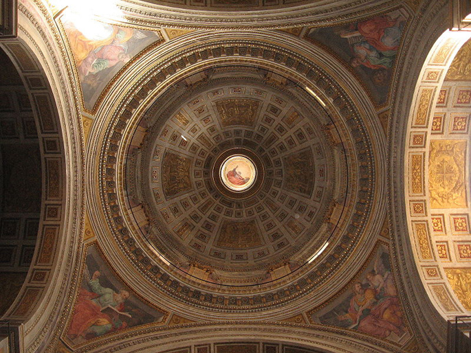 Kuppel der Kirche Santissima Trinità dei Pellegrini in Rom