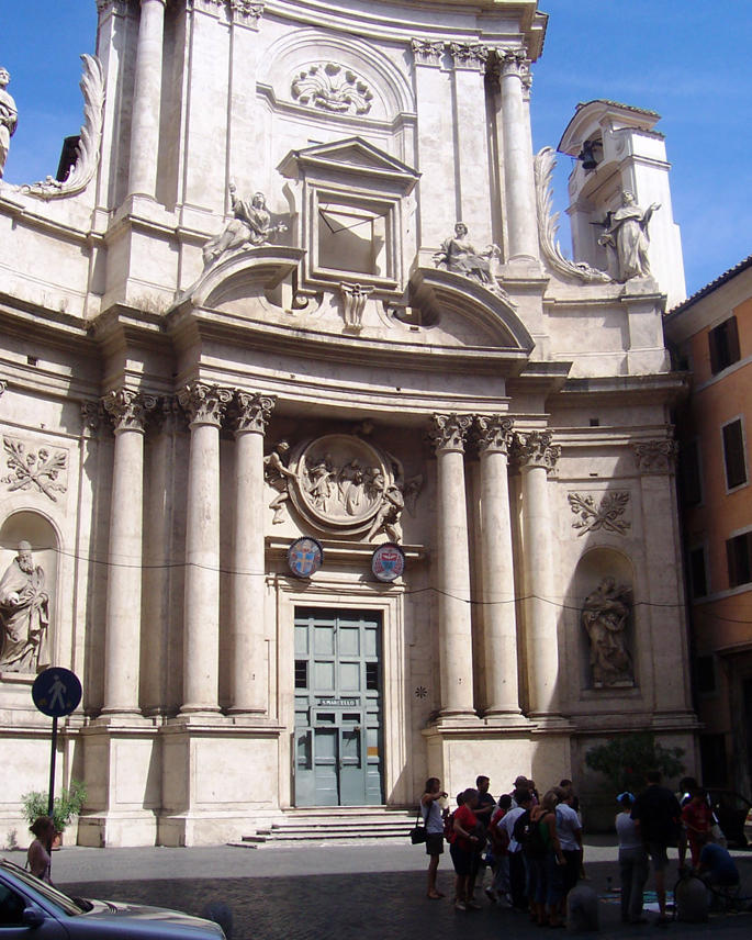 Fassade der Kirche San Marcello al Corso in Rom
