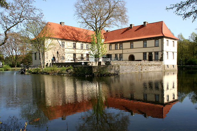 Castello sull'acqua Strünkede nella città di Herne